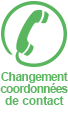 Changement de coordonnées de contact