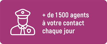 + de 1500 agents à votre contact chaque jour
