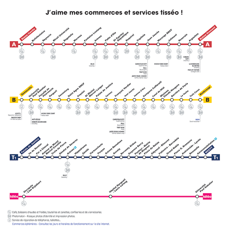 Commerces et services Tisséo