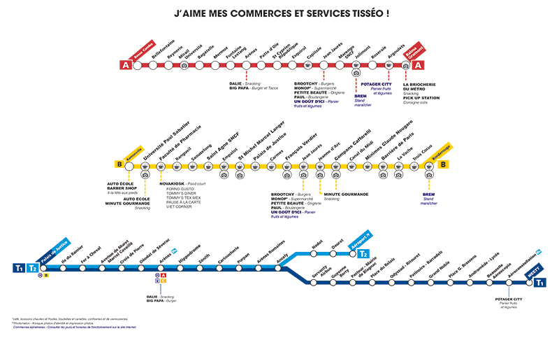 Commerces et services Tisséo