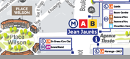 plan de quartier métro