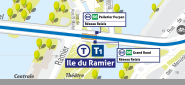 plan de quartier tram