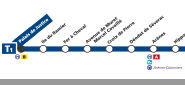 bouton pour accéder au plan schématique du tram