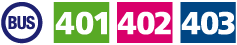 lignes 401 - 402 - 403