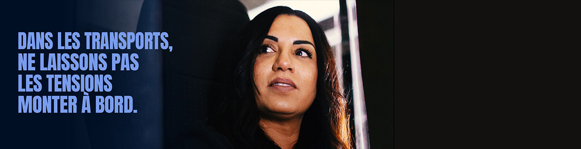 Dans les transports ne laissons pas monter la tension à bord