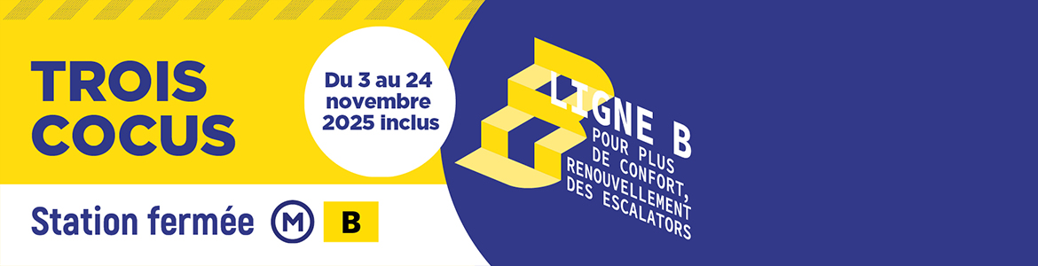 REMLB : station 3 cocus fermée du 3 au 24 novembre